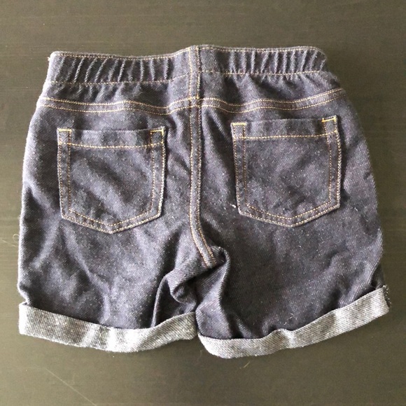 Cat and Jack dark wash stretchy shorts - Picture 3 of 3